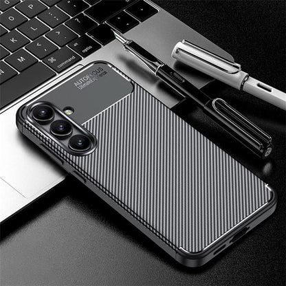 Maska za Samsung Galaxy S24 FE S721, Techsuit, CarbonFiber, Crna