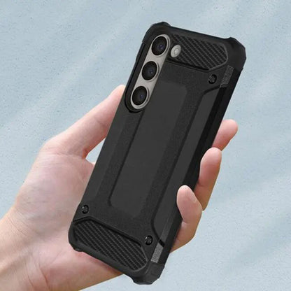 Maska za Samsung Galaxy S24 FE S721, Techsuit, Hybrid Armor, Crna