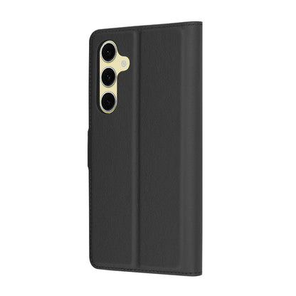 Futrola za Samsung Galaxy S24 FE S721, Techsuit, Kožna Folio, Crna