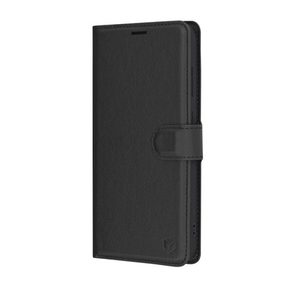 Futrola za Samsung Galaxy S24 FE S721, Techsuit, Kožna Folio, Crna