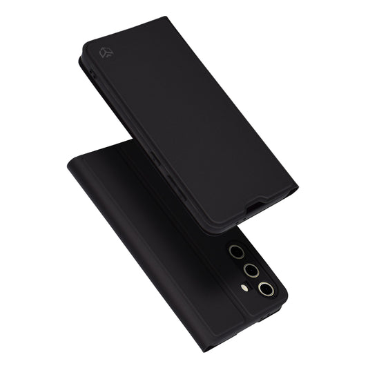 Maska za Samsung Galaxy S24 FE S721, Techsuit, Magskin Book, Crna