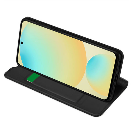 Maska za Samsung Galaxy S24 FE S721, Techsuit, Magskin Book, Crna