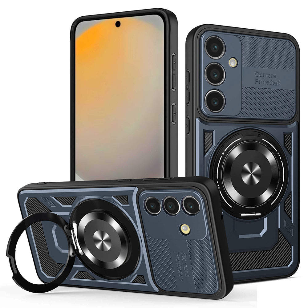 Maska za Samsung Galaxy S24 FE S721, Techsuit, RuggedCam, Plava