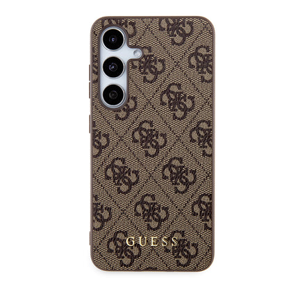 Futrola za Samsung Galaxy S24+ S926, Guess, 4G Metal Gold Logo, Smeđa