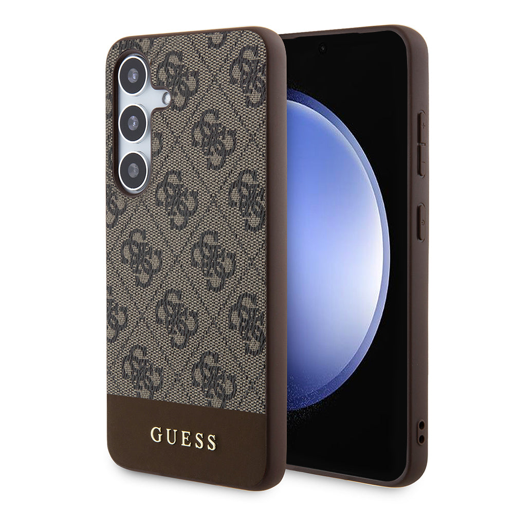 Futrola za Samsung Galaxy S24+ S926, Guess, 4G Stripe, smeđa