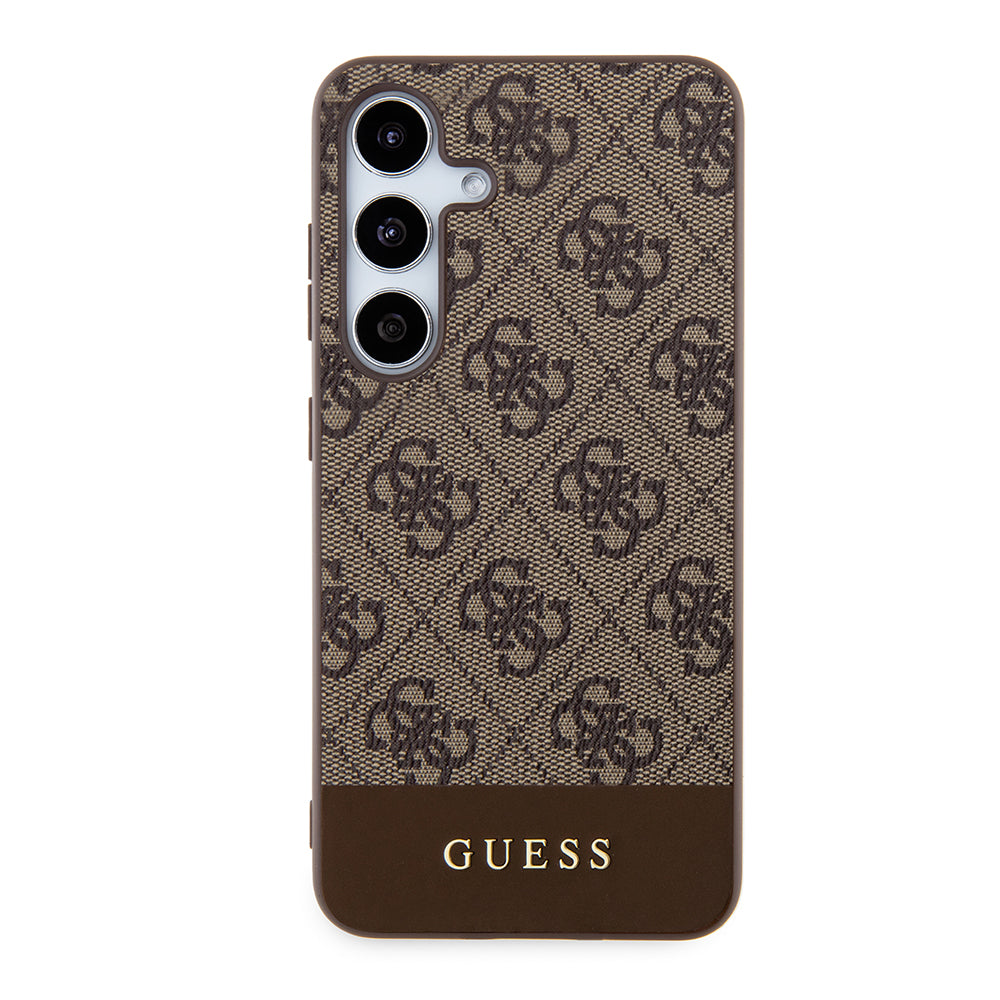 Futrola za Samsung Galaxy S24+ S926, Guess, 4G Stripe, smeđa