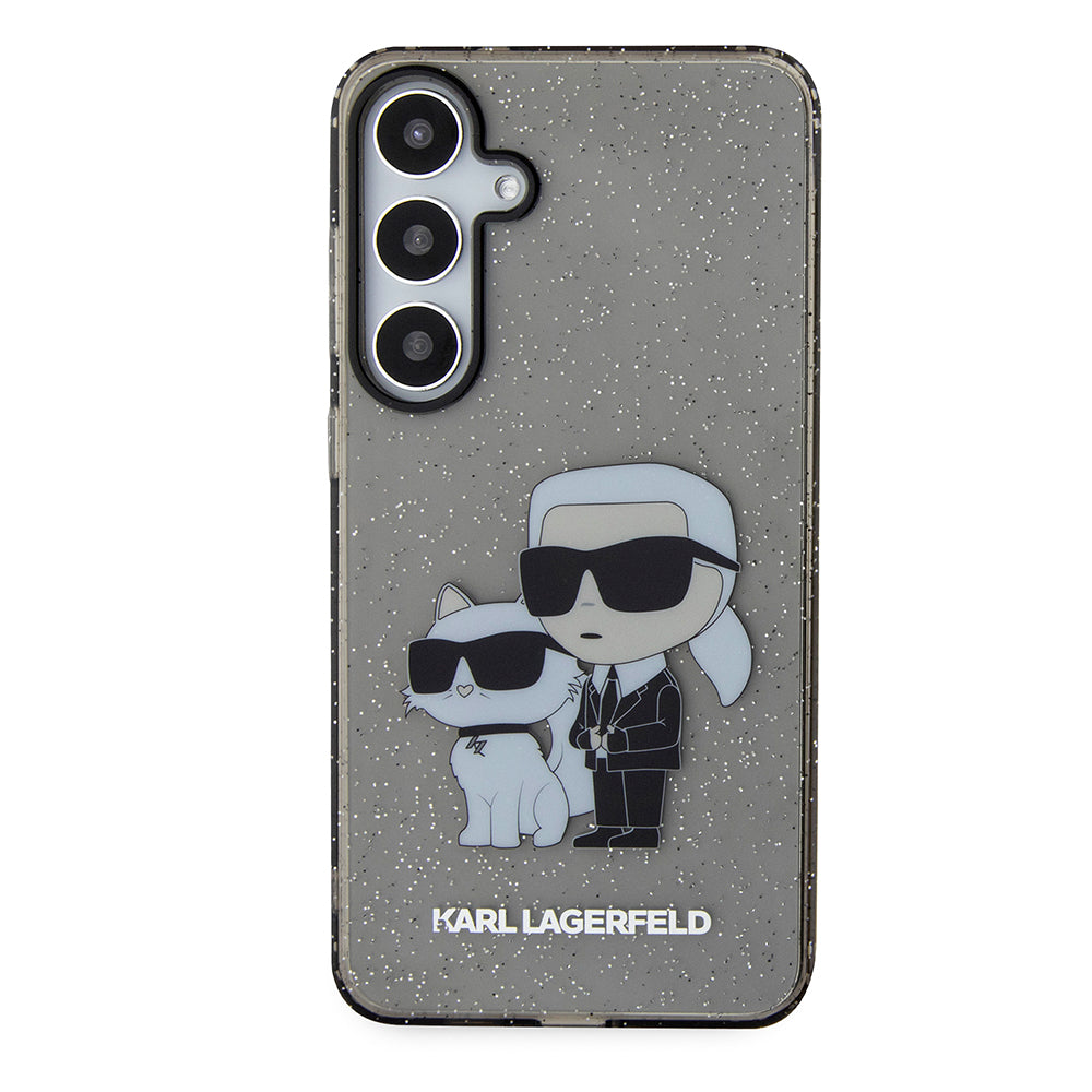 Futrola za Samsung Galaxy S24+ S926, Karl Lagerfeld, Glitter Karl & Choupette, Plava