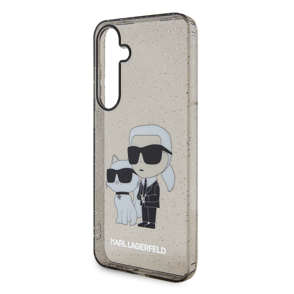 Futrola za Samsung Galaxy S24+ S926, Karl Lagerfeld, Glitter Karl & Choupette, Plava