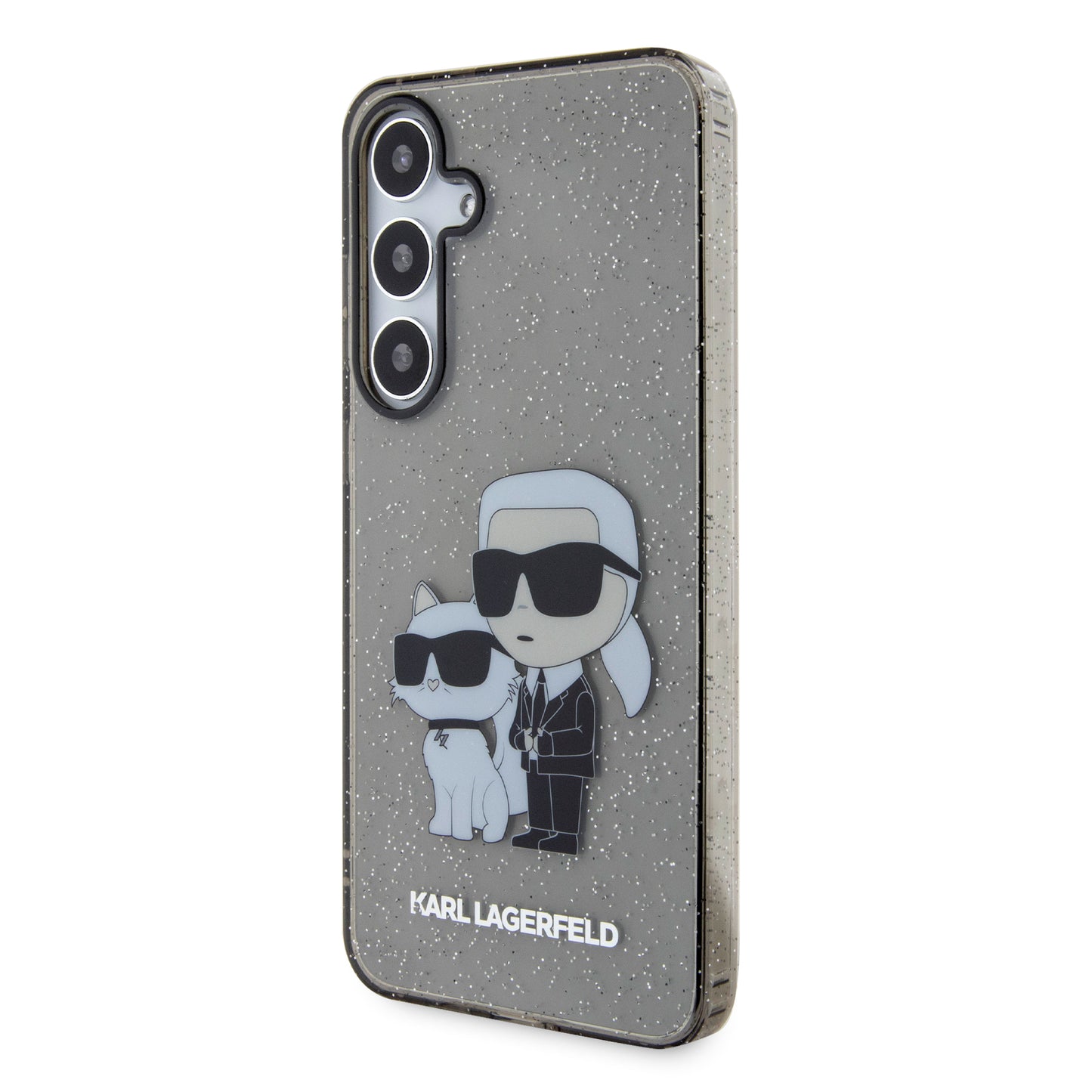 Futrola za Samsung Galaxy S24+ S926, Karl Lagerfeld, Glitter Karl & Choupette, Plava