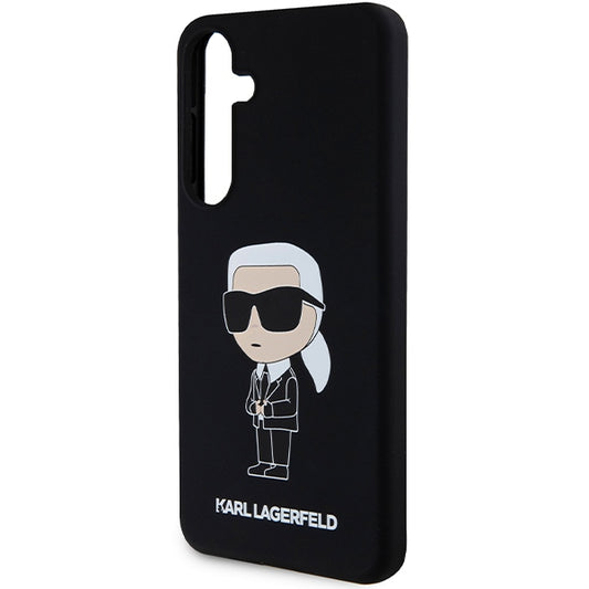 Futrola za Samsung Galaxy S24+ S926, Karl Lagerfeld, Silicone Ikonik NFT, Crna
