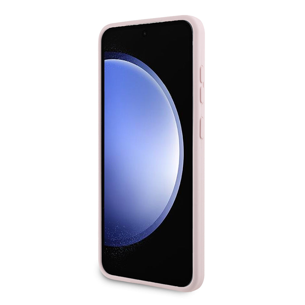 Futrola za Samsung Galaxy S24+ S926, Karl Lagerfeld, Silicone Choupette Metal, Roza