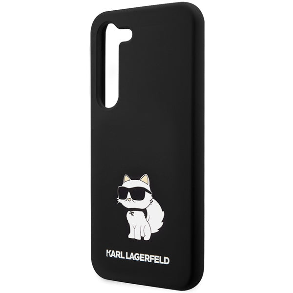 Futrola za Samsung Galaxy S24+ S926, Karl Lagerfeld, Silicone Choupette, Crna