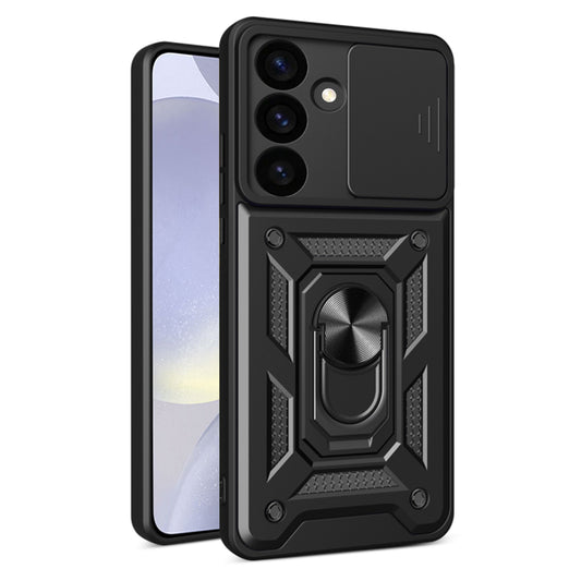 Maska za Samsung Galaxy S24+ S926, Techsuit, CamShield, Crna