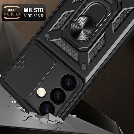 Maska za Samsung Galaxy S24+ S926, Techsuit, CamShield, Crna