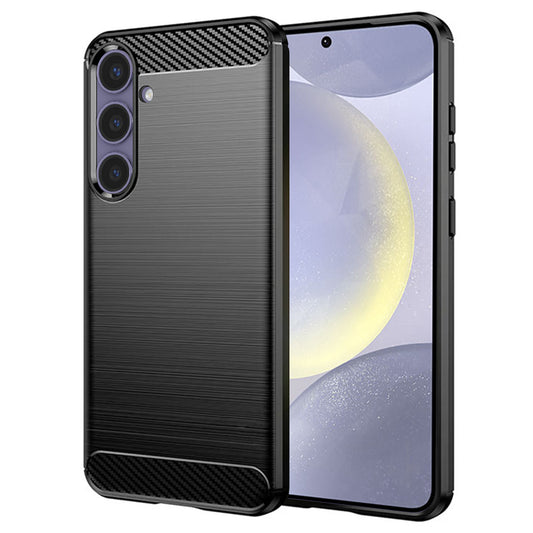 Maska za Samsung Galaxy S24+ S926, Techsuit, Karbon, Crna