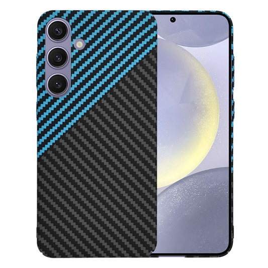 Maska za Samsung Galaxy S24+ S926, Techsuit, Carbonite FiberShell, Crno Plava