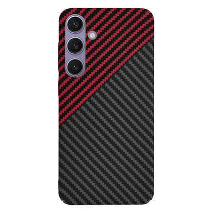 Maska za Samsung Galaxy S24+ S926, Techsuit, Carbonite FiberShell, Crno Crvena