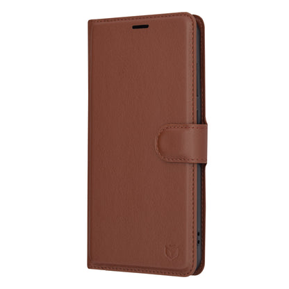 Futrola za Samsung Galaxy S24+ S926, Techsuit, Kožna Folio, Smeđa