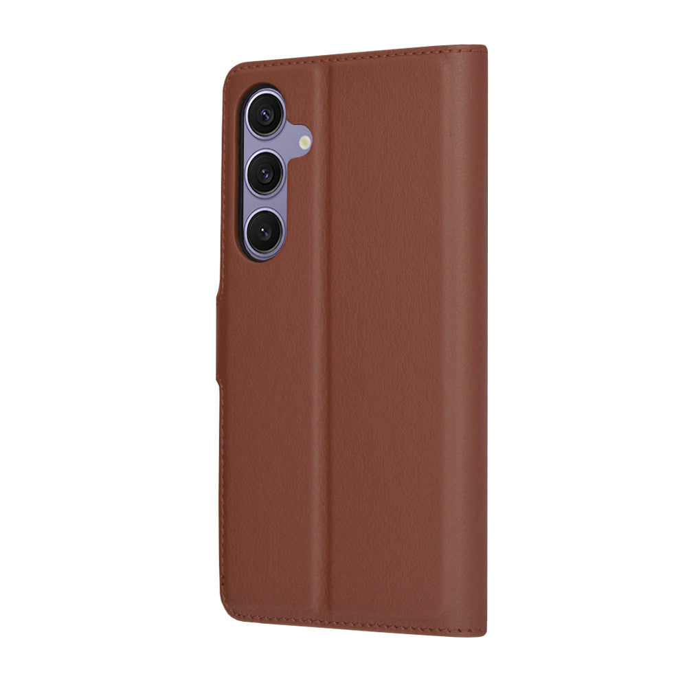 Futrola za Samsung Galaxy S24+ S926, Techsuit, Kožna Folio, Smeđa