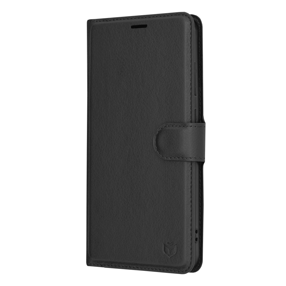 Futrola za Samsung Galaxy S24+ S926, Techsuit, Kožna Folio, Crna