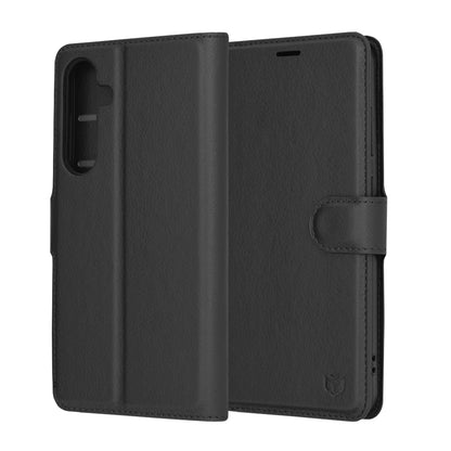 Futrola za Samsung Galaxy S24+ S926, Techsuit, Kožna Folio, Crna