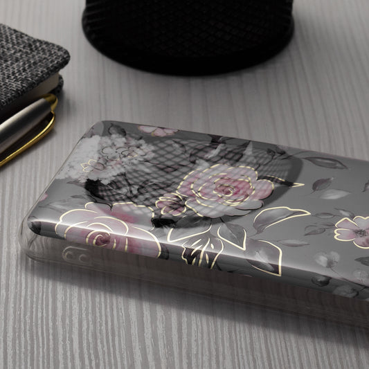 Maska za Samsung Galaxy S24+ S926, Techsuit, Mramor, Siva