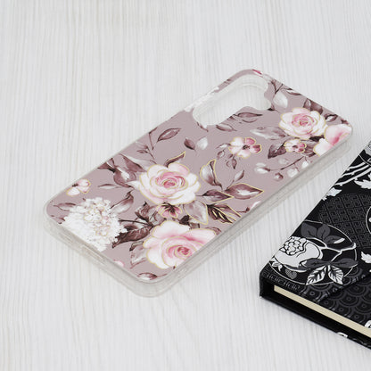 Maska za Samsung Galaxy S24+ S926, Techsuit, Mramor, Siva