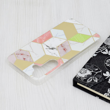 Maska za Samsung Galaxy S24+ S926, Techsuit, Marble, Ljubičasta