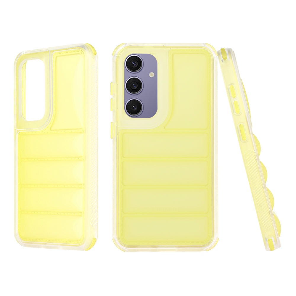 Maska za Samsung Galaxy S24+ S926, Techsuit, Wave Shield, Žuta