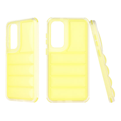 Maska za Samsung Galaxy S24+ S926, Techsuit, Wave Shield, Žuta