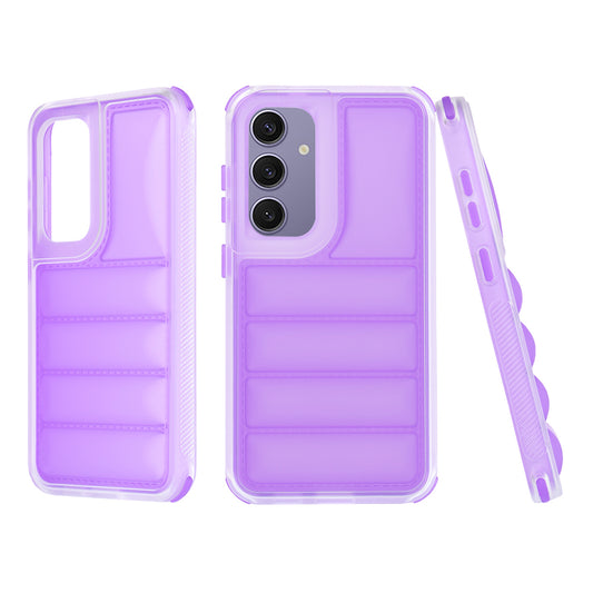 Maska za Samsung Galaxy S24+ S926, Techsuit, Wave Shield, Ljubičasta