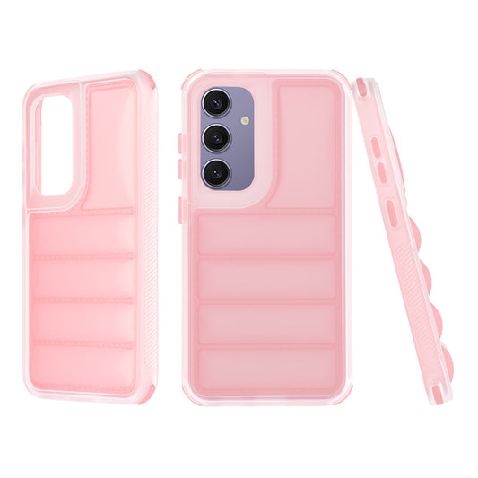 Maska za Samsung Galaxy S24+ S926, Techsuit, Wave Shield, Roza