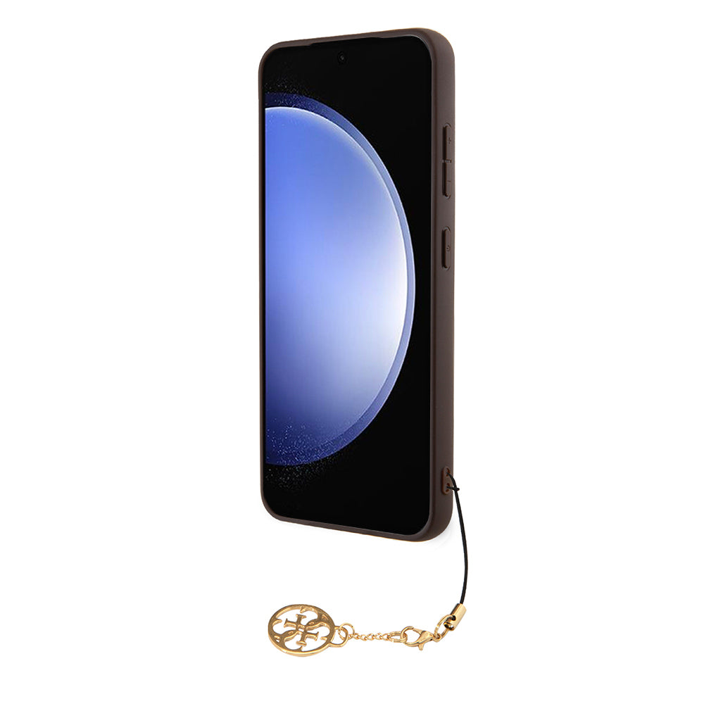 Futrola za Samsung Galaxy S24 S921, Guess, 4G Charm, smeđa