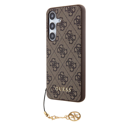 Futrola za Samsung Galaxy S24 S921, Guess, 4G Charm, smeđa