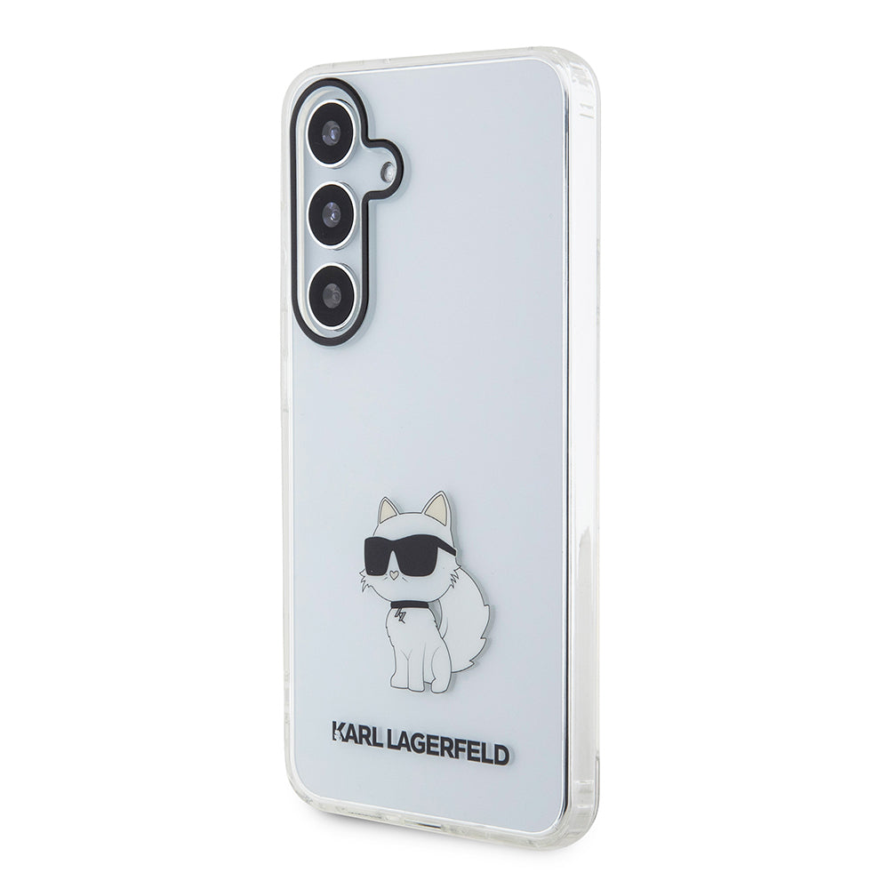 Futrola za Samsung Galaxy S24 S921, Karl Lagerfeld, IML Luxury Choupette, Prozirna
