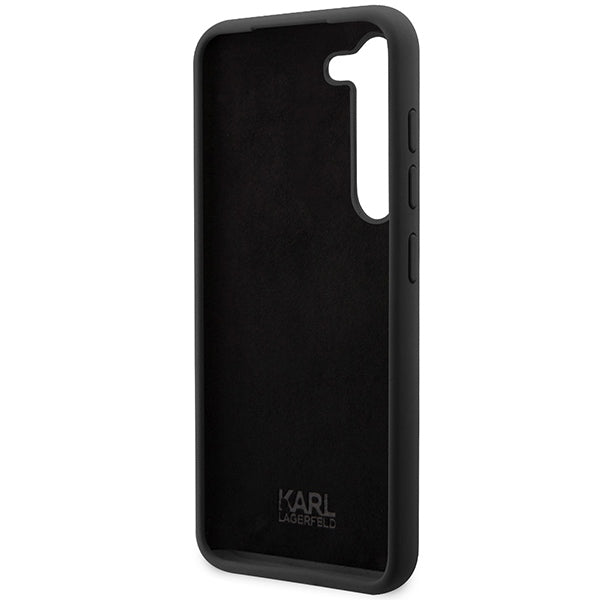 Futrola za Samsung Galaxy S24 S921, Karl Lagerfeld, Silicone Choupette NFT, Crna