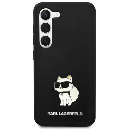 Futrola za Samsung Galaxy S24 S921, Karl Lagerfeld, Silicone Choupette NFT, Crna