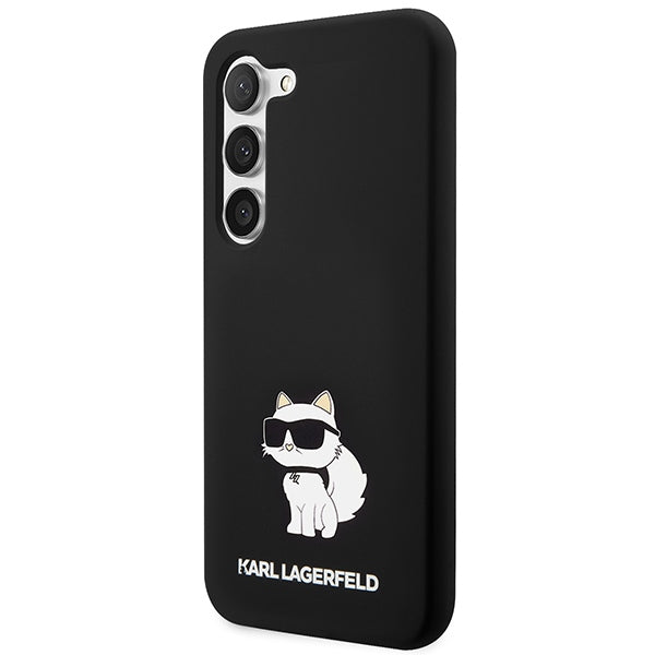 Futrola za Samsung Galaxy S24 S921, Karl Lagerfeld, Silicone Choupette NFT, Crna