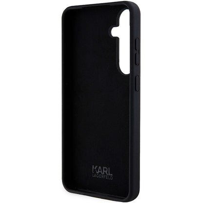 Futrola za Samsung Galaxy S24 S921, Karl Lagerfeld, Silicone Ikonik NFT, Crna