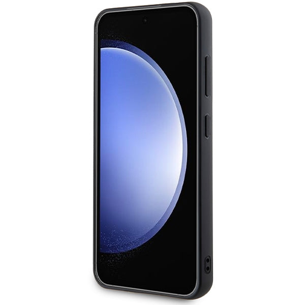 Futrola za Samsung Galaxy S24 S921, Karl Lagerfeld, Rhinestone Metal Plate, Srebrna