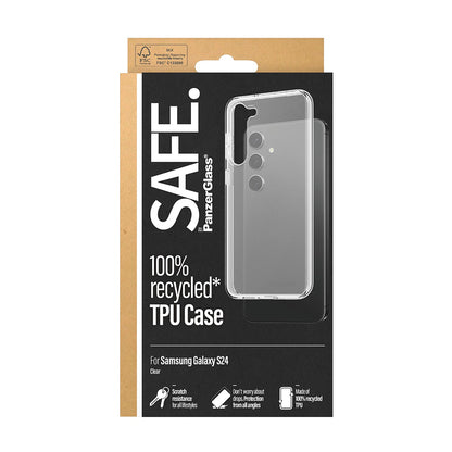 Futrola za Samsung Galaxy S24 S921, PanzerGlass, Safe., Prozirna