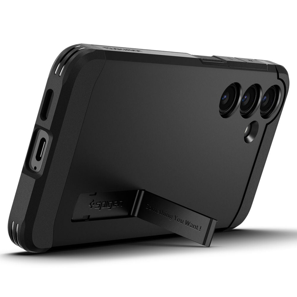 Maska za Samsung Galaxy S24 S921, Spigen, Tough Armor, Crna ACS07355