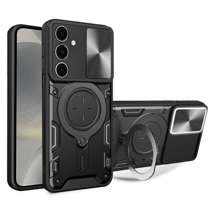Maska za Samsung Galaxy S24 S921, Techsuit, CamGuard Pro, Crna