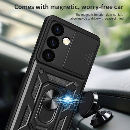 Maska za Samsung Galaxy S24 S921, Techsuit, CamShield, Crna