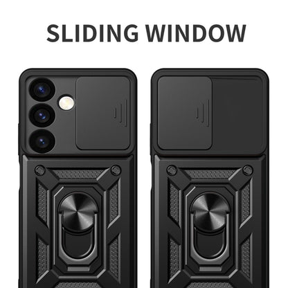 Maska za Samsung Galaxy S24 S921, Techsuit, CamShield, Crna