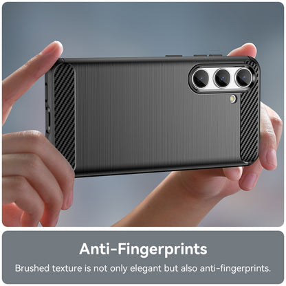 Maska za Samsung Galaxy S24 S921, Techsuit, Karbon, Crna