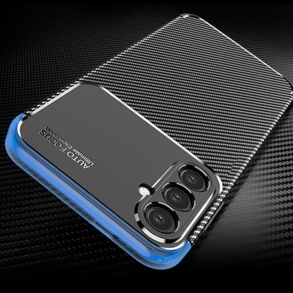 Maska za Samsung Galaxy S24 S921, Techsuit, CarbonFiber, Crna