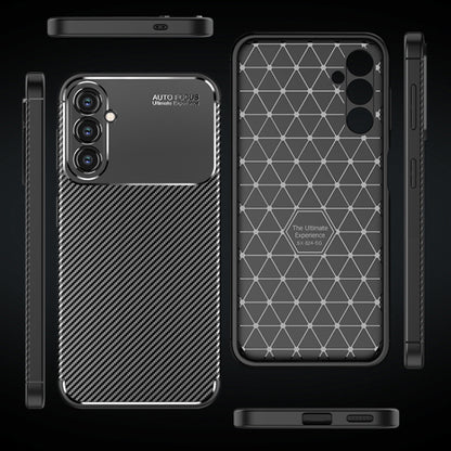 Maska za Samsung Galaxy S24 S921, Techsuit, CarbonFiber, Crna