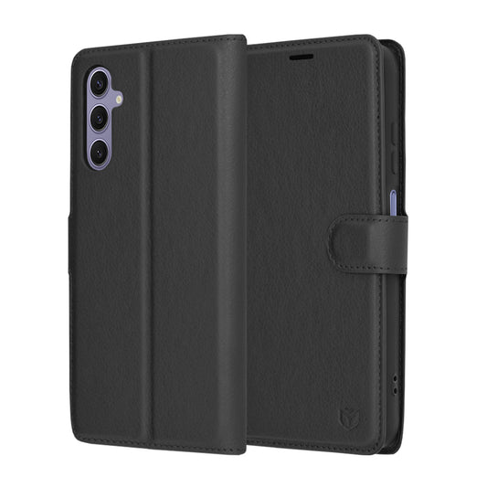 Futrola za Samsung Galaxy S24 S921, Techsuit, Leather Folio, Crna