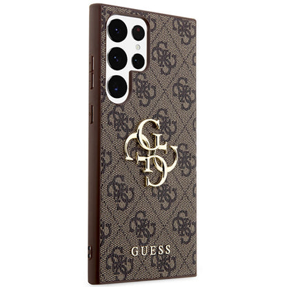 Futrola za Samsung Galaxy S24 Ultra S928, Guess, 4G Big Logo, Smeđa
